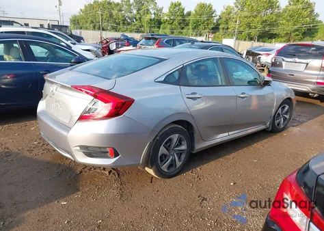 2020 Honda Civic Lx из США, поврежденный, VIN 2HGFC2F66LH560177